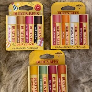‼️3 PACK ‼️ Burt's Bees Lip Balm 12-Pack Variety - Assorted Flavors